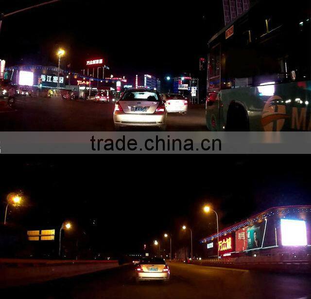 120 degree wide-angle G-sensor dual lens car dvr review