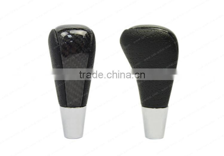Universal real 3k carbon fiber gear shift knob high quality