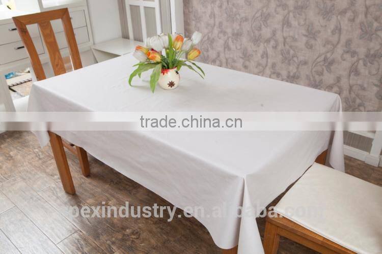 purple satin rosette table cloth/table cover tablecloth/purple flocking damask overlay