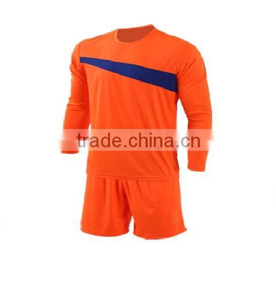 cheap customized interlock long sleeve soccer training sets