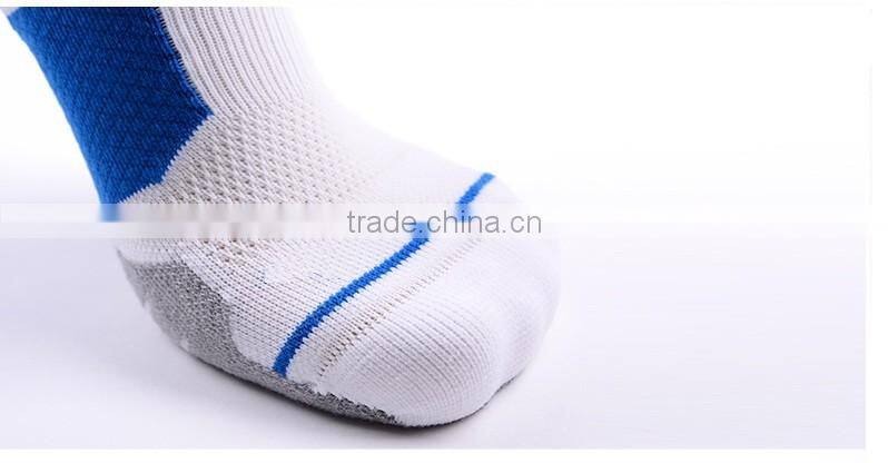 custom digital sublimation print white basketball socks