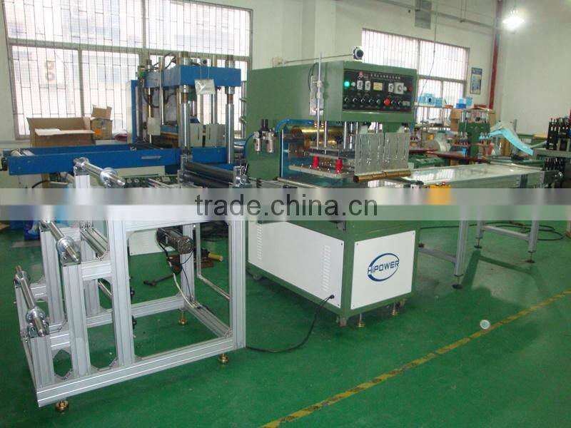 Automatic high frequency plastic bag,soft crease box,inner page welding machine