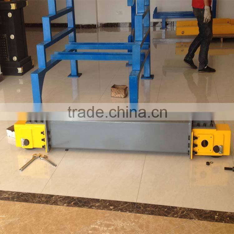 10T 16.5M span end carriage for bridge crane and gantry crane single beam lifting crane