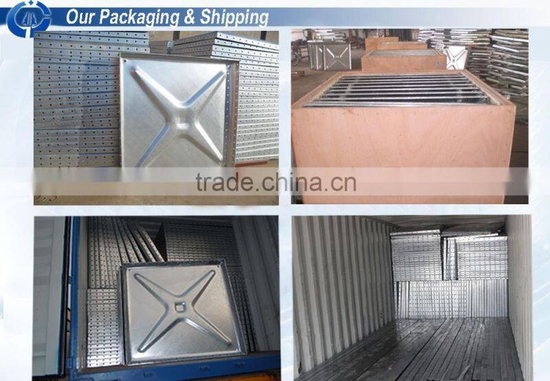 New Wholesale hot sale promotion assembled galvanized steel water tank