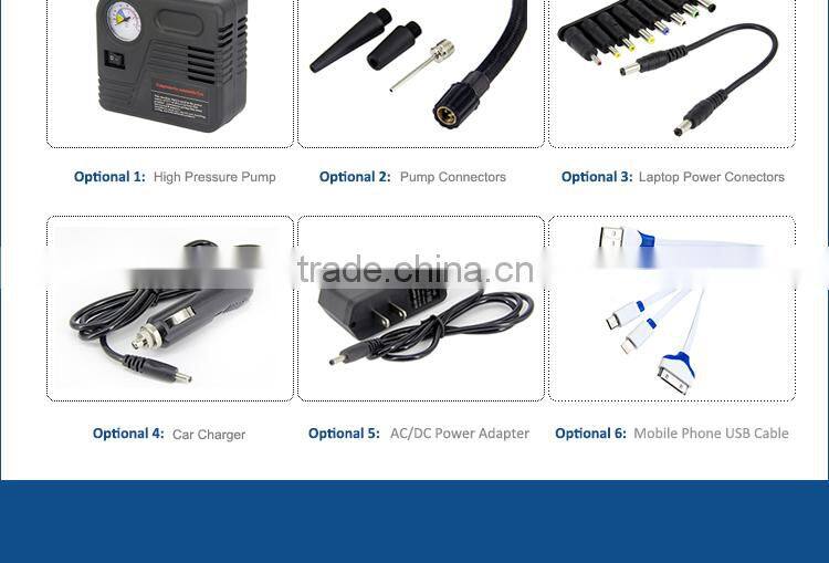 1000Mah Real Multi-Function Mini Car Jump Starter Power Bank J-TM18C