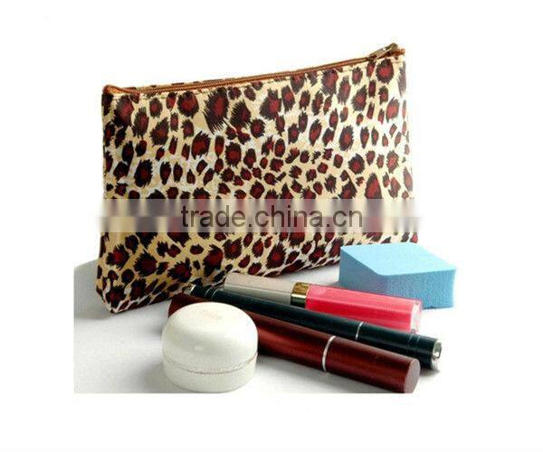 Factory directly leopard cosmetic bags
