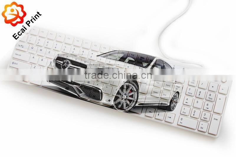 popular high quality custom made printing wired keyboard