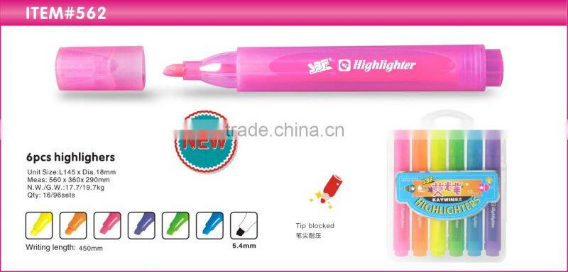 High quality triangle shape jumbo highlighter item 562