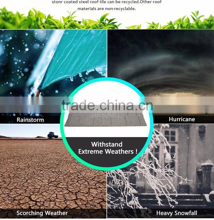 Wanael Cheap building materials Shingle Solar Red Sheet Metal Roofing Shingles