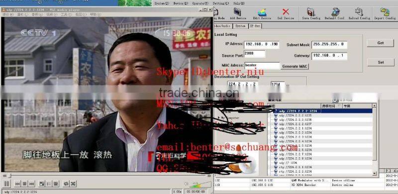 4in1 dvb s2 CI IP SPTS Multicast IRD (4 DVB-C RF in,4 CI,4 ASI+IP 32 SPTS Multicast UDP out)