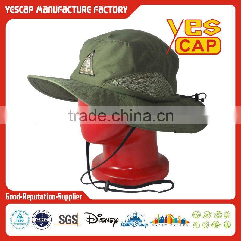 custom fishman bucket hat with string