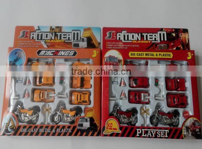 2016 new coming item mixed stowage metal kid car diecast set toy