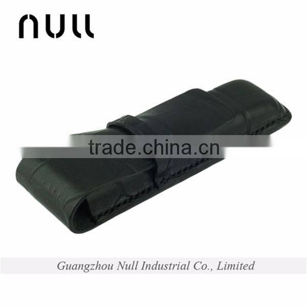 Genuine leather promotional gift pocket custom pen holder