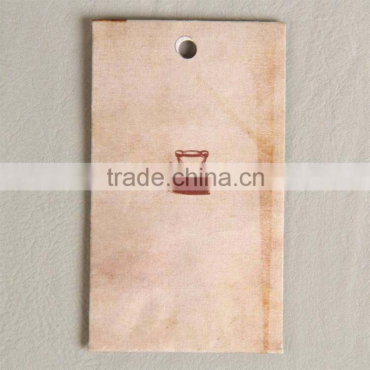 Special Kraft paper package bag with button closure for men 's lounge coat