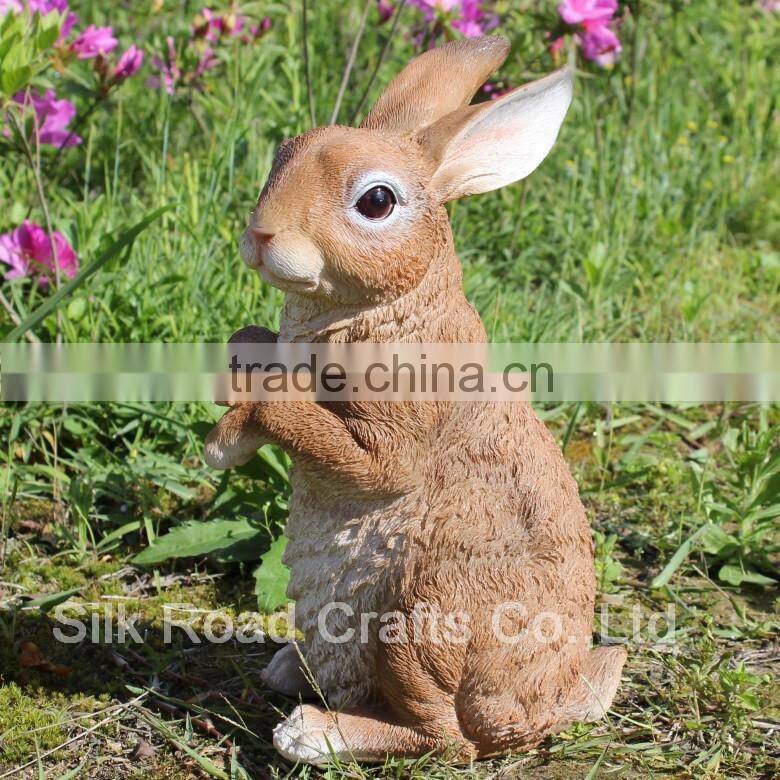 Resin rabbit statues garden decoration