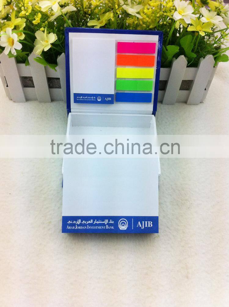 memo pad with paper holder