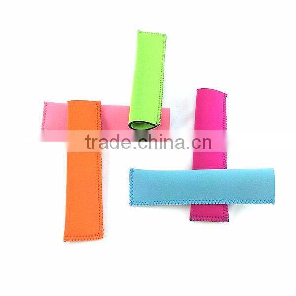 Factory directly sale neoprene popsicle ice sleeves freezer popsicle holders