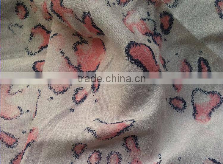Newest Design For Clothing printed rayon viscose knit fabric