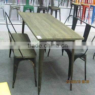 Metal industrial armrest Chair