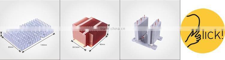 Aluminum black anodizing cold forging heatsink