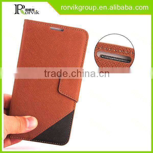 crazy horse pattern leather double phone case card holder for Samsung Galaxy NOTE 3