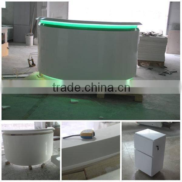 Customized for clients reception counter/office reception desk/used reception desk