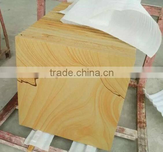 yellow wooden sandstone paving outdoor paving tiles cheap price