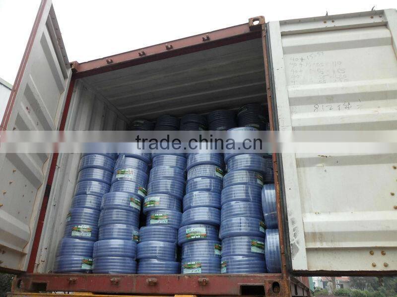 China Supplier 1/2" 3/4" 1" 2" Flexible Garden PVC braided hose for construction