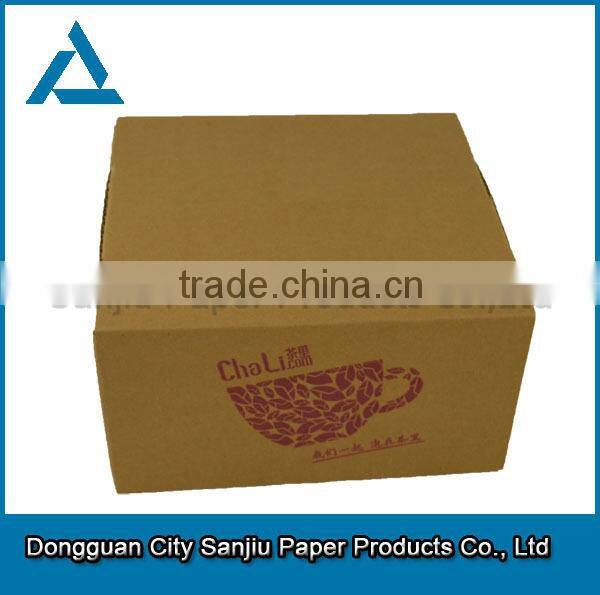 china custom shipping corrugated Tea boxes manufacturer