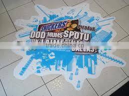 custom printing removable floor sticker