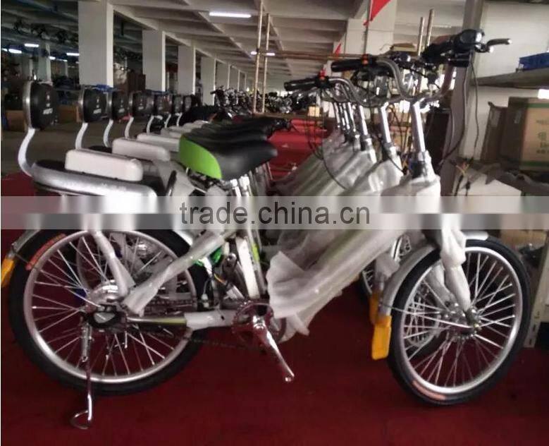 The new 48V lithium battery riding mini folding drive power battery electric bicycle