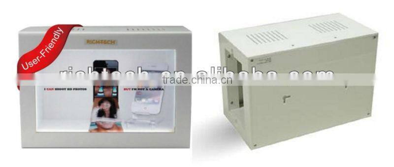 Richtech transparent LCD small cabinet display showcase