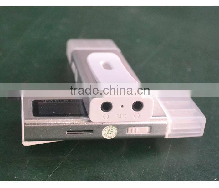 usb style mp3 player with built in speaker,double earphone port
