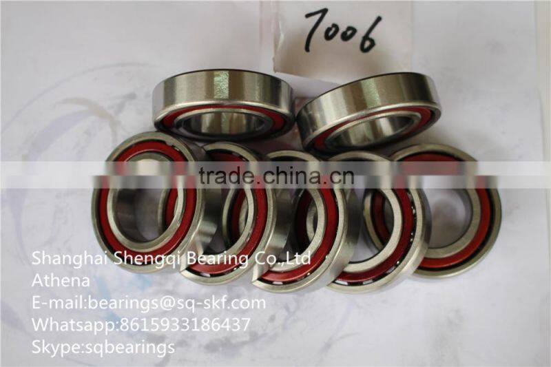 red seals angular contact ball bearing 7006AC/ACM
