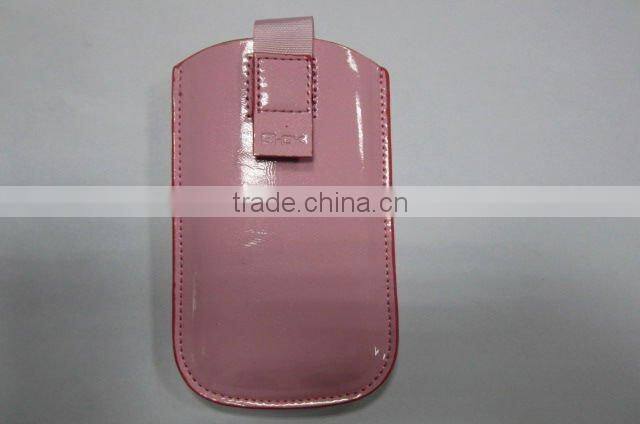 Simple Cell Phone PU Leather Belt Pouches