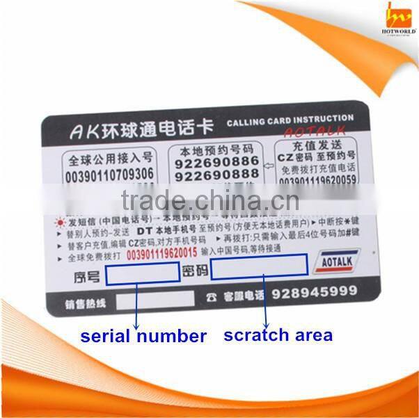 serial number secret number text Scratch off Business Card