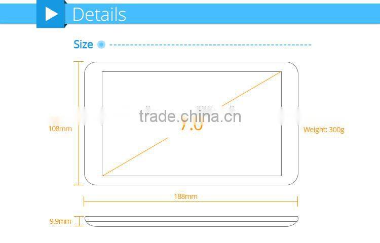 1024*600 MTK 8382 Quad core 1.2GHz Android 4.2 full format tablet