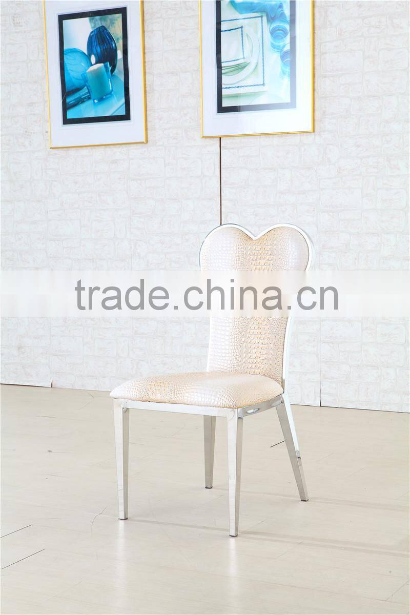 Newest Design Restaurant Chair Wholesale Hotel Dining Chair Stainless Steel Chair