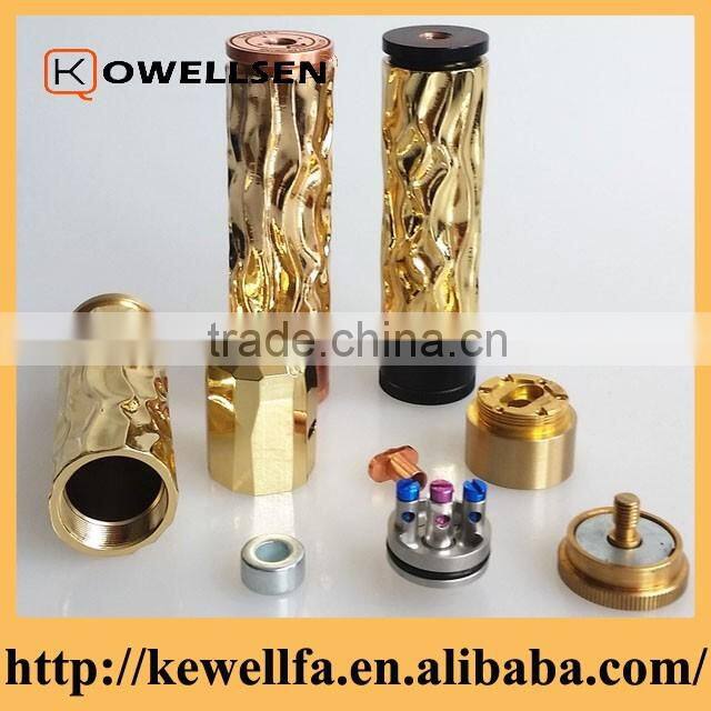 Top quality av mech mod AV able mod mechanical mod enpoxy resin +brass AV mod kit from Kowellsen