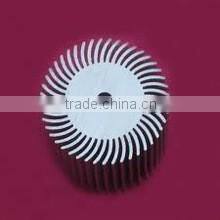 extruded aluminium profile led heat sinks/ aluminum heat sink shapes/ profiles led aluminum circular extrusion heat sink