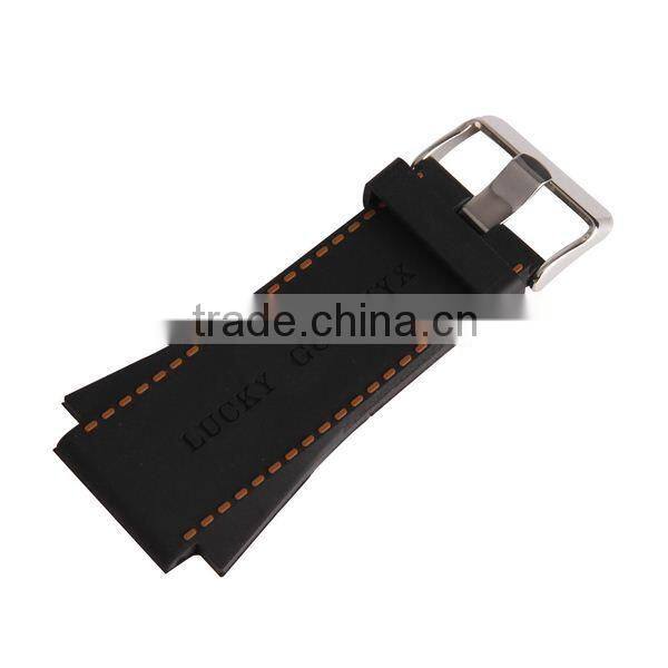 custom rubber strap for watch,24mm silicone watch strap