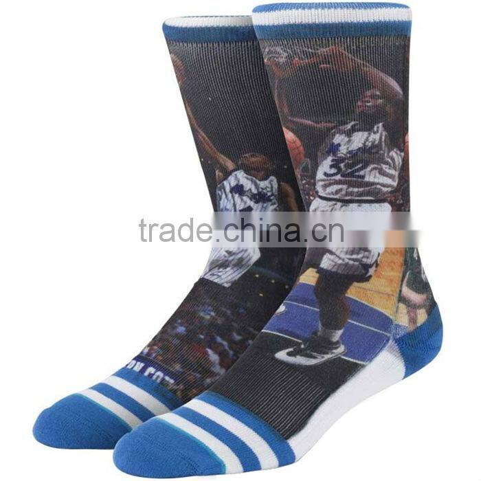 custom dye sublimation printing socks, custom sublimation socks, wholesale custom print socks