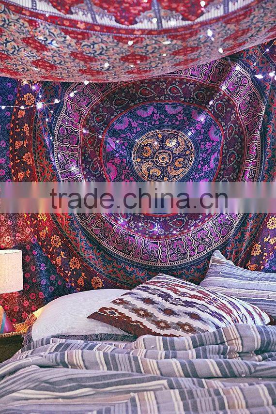 Indian Mandala Tapestry Wall Hanging Home Decor Tapestry Bedspread Beach Throw Picnic Sheet Hippie Boho Bohemian Tapestry