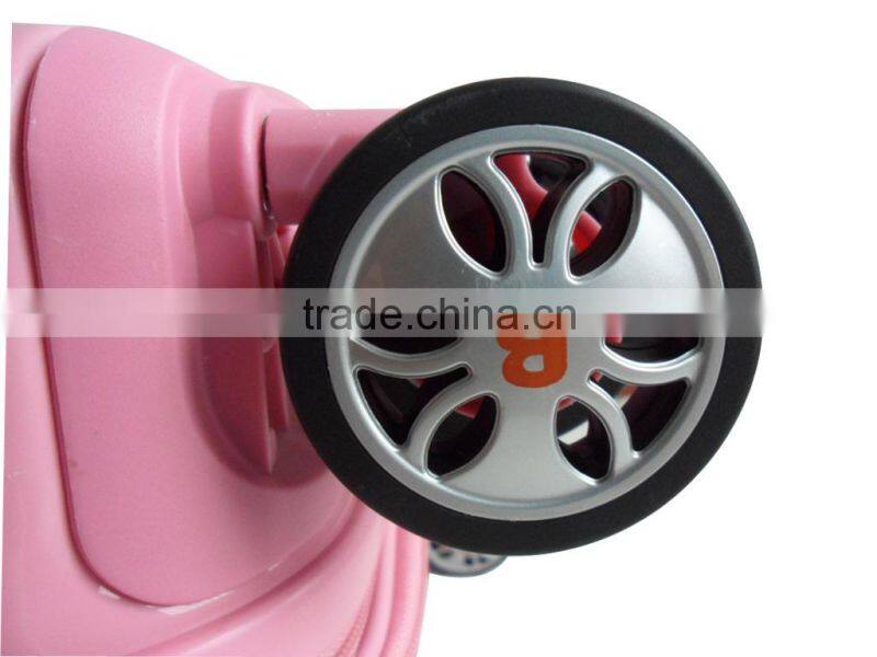 2104new type pure PC luggage trolley case,pink trolley luggage 20,24,28