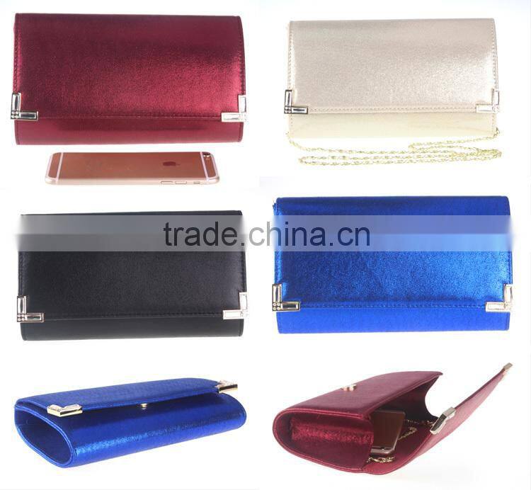 Silver bag PU woman evening clutches clear tote bags clutch bag