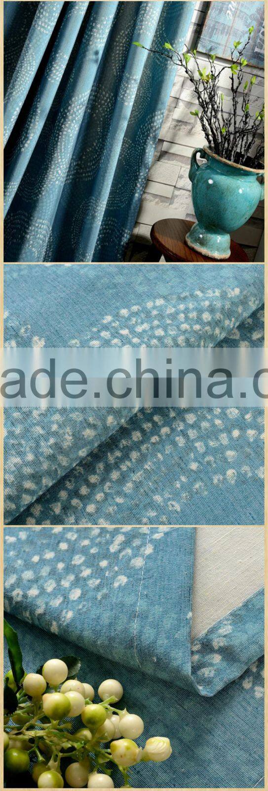 blackout 3D printed Poly/cotton fabric for curtain/sofa/beddings- Japan style