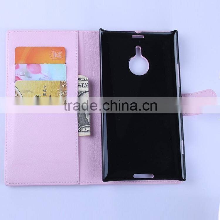 Excellent quality OEM leather wallet case for nokia lumia 1520