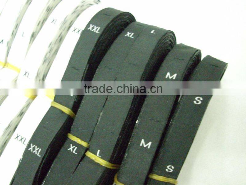 custom private label size label