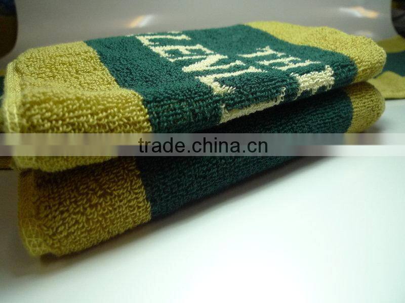 cotton yarn dyed stripe sports towel