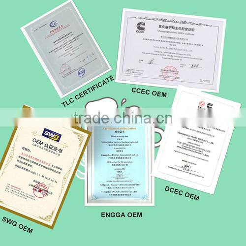 high quality open type 150kva diesel generator set with cummins engine